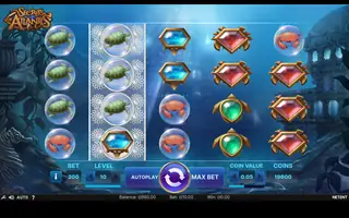 Secrets of Atlantis – Feature in play