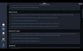 Uncrossable Rush – Game rules