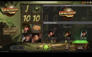 Cursed Treasure – Paytable