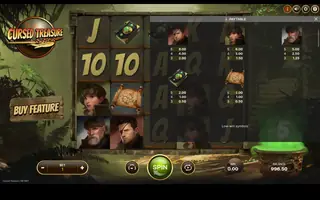 Cursed Treasure – Paytable