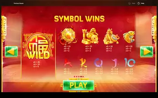 Fortune House – Paytable