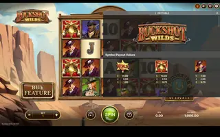 Buckshot Wilds – Paytable