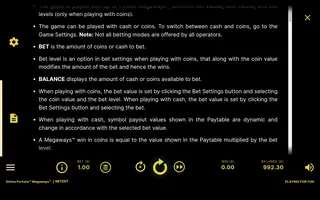Divine Fortune Megaways – Game rules