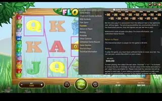 Flowers – Paytable