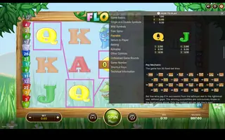 Flowers – Paytable