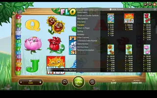 Flowers – Paytable