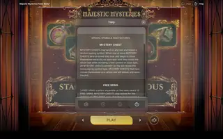 Majestic Mysteries Power Reels – Game rules