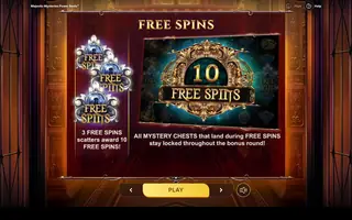 Majestic Mysteries Power Reels – Game rules