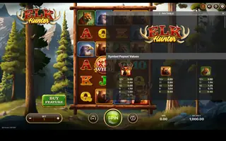 Elk Hunter – Paytable