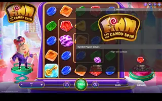 Finn and the Candy Spin – Paytable
