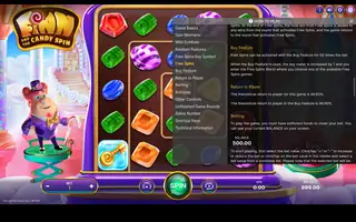 Finn and the Candy Spin – Game rules