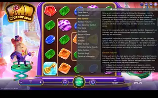 Finn and the Candy Spin – Game rules