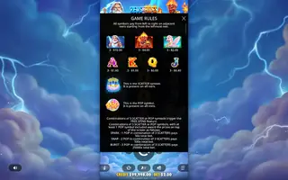 Zeus vs Hades POP – Game rules