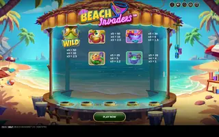 Beach Invaders – Paytable