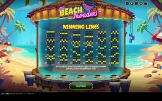 Beach Invaders – Game rules