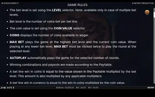 Blood Suckers 2 – Game rules