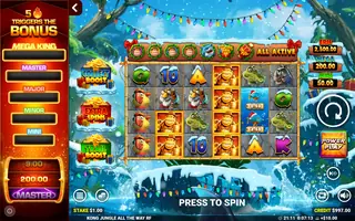 Kong Jungle All The Way – Winning spin