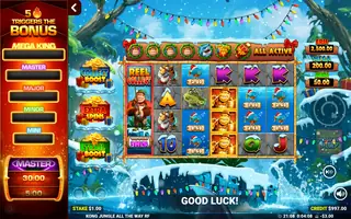 Kong Jungle All The Way – Feature in play
