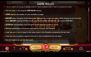 Grand Spinn – Game rules