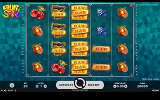 Fruit Spin – Base game