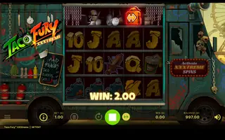Taco Fury XXXtreme – Winning spin