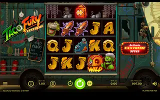 Taco Fury XXXtreme – Feature in play