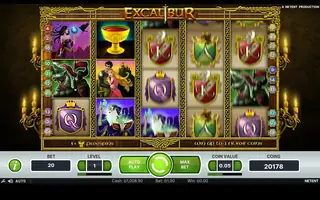 Excalibur – Feature in play