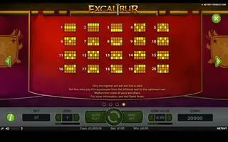 Excalibur – Game rules