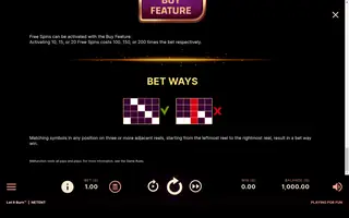 Let It Burn – Bonus buy