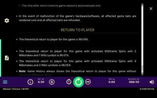 Milkshake XXXtreme – Game rules