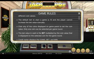 Jackpot 6000 – Game rules