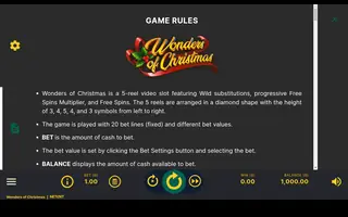 Wonders of Christmas – Game rules