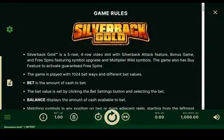 Silverback Gold – Game rules