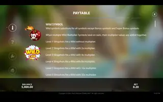 Cherry Bomber – Paytable