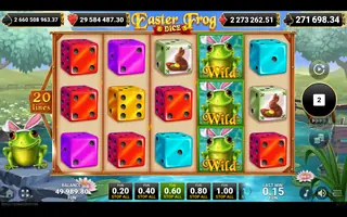 Easter Frog Dice – Winning spin