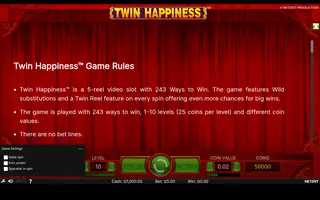 Twin Happiness – Game rules