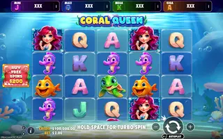 Coral Queen – Oranje Jackpot – Base game