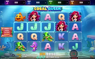 Coral Queen – Oranje Jackpot – Winning spin
