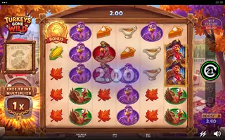Turkeys Gone Wild – Winning spin