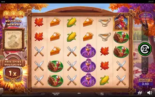 Turkeys Gone Wild – Feature in play