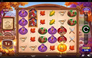 Turkeys Gone Wild – Feature in play