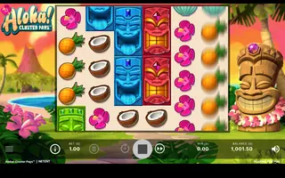 Aloha! Cluster Pays – Base game