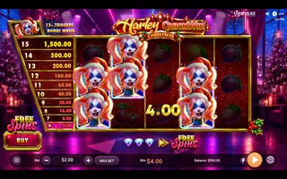 Harley QuickWin Christmas – Winning spin