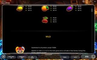 Joker Miner – Paytable