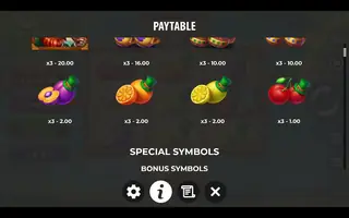 Patrick’s Luck: Hold The Spin – Paytable