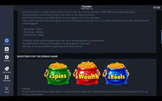 Gobble Gobble Gold – Paytable