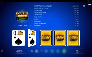 Double Joker – Power Poker – Base game