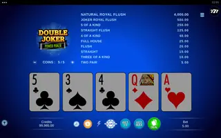 Double Joker – Power Poker – Base game
