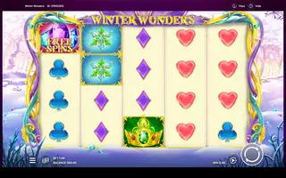 Winter Wonders – Feature in play