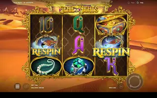 Genie Nights – Feature in play